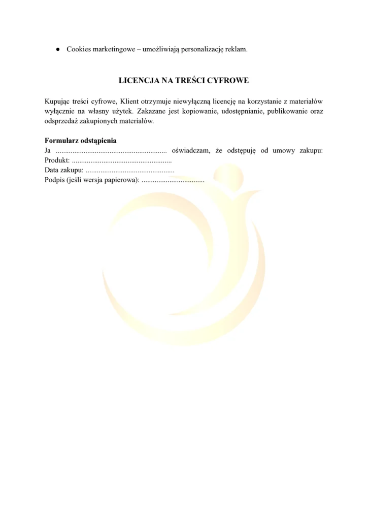 dokmenty sklepu centrum optimus 3