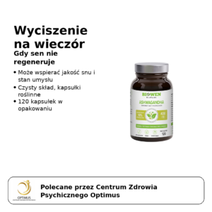 ashwagandha biowen – 120 kapsułek (400 mg) 